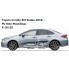 Молдинги на двери Rider F-16/20 Toyota Corolla XII Sedan (2018-) бренд – RIDER дополнительное фото – 3